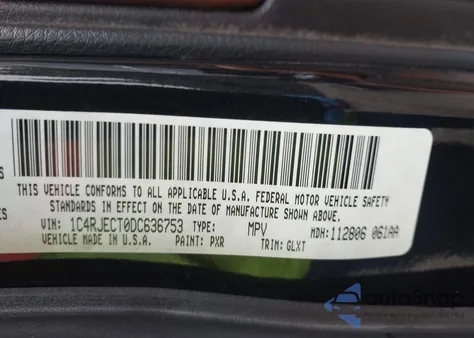 2013 Jeep Grand Cherokee Overland from USA, damaged, VIN 1C4RJECT0DC636753